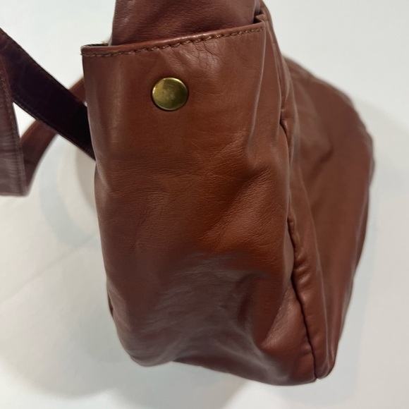 SCARLETON Faux Leather Crescent Shoulder Hobo Bag Boho Cocoa Brown - Picture 8 of 12